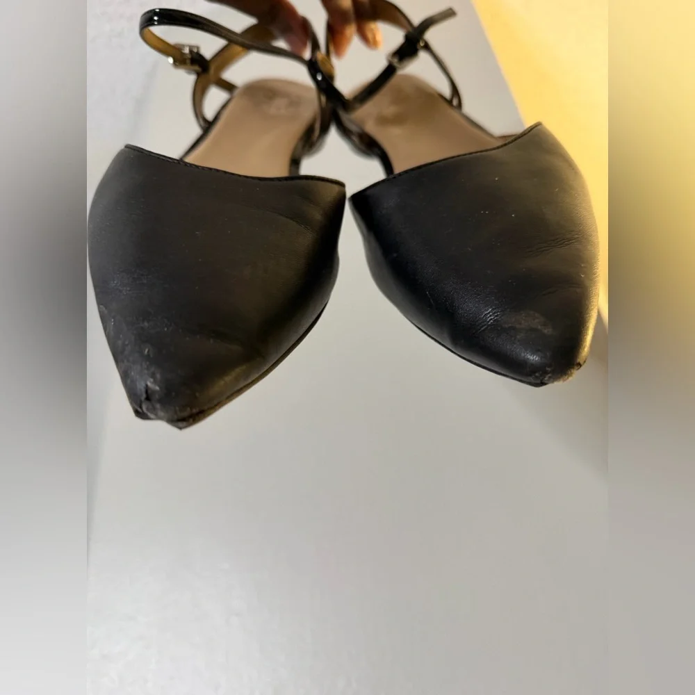 Naturalizer Black Strappy Heels Size 9 (has damage) dirty will clean b4 ship - Picture 5 of 11